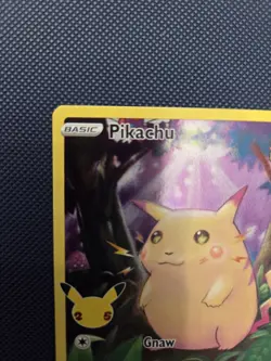 Pikachu 5/25 Celebrations Full Art Holo Rare Pokemon TCG Card - NM/LP (2) - Image 2