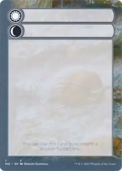 1x Double-Faced Helper Card (7) MTG Innistrad: Midnight Hunt NM Magic Regular - Image 1