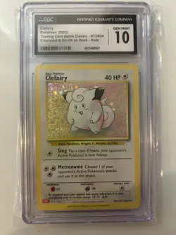 Pokemon TCG Classic Collection Clefairy Card CLC 013/034 Holo - Image 1