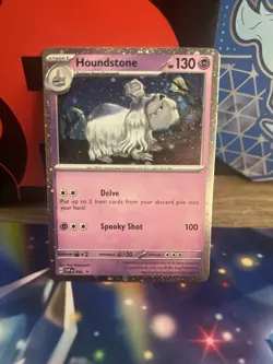 Pokemon Card Houndstone #42 (Cosmos Holo) Blister Exclusives Holo English - Image 1