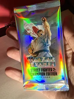 Street Fighter 2: Champion Edition Promo Card Pack PSA Magazine Exclusive SEALED - Image 3