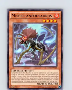 Yu-Gi-Oh TCG Miscellaneousaurus RATE-EN028 Unlimited Common Card NM - Image 1