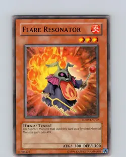 Yu-Gi-Oh TCG Fire Resonator TSHD-EN010 Unlimited Regular Common Card NM - Image 1