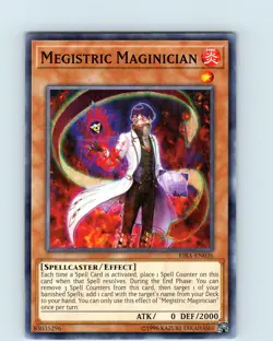 Yu-Gi-Oh TCG Megistric Maginician RIRA-EN036 Unlimited Common Card NM - Image 1