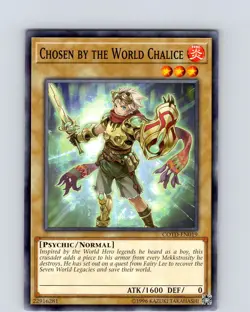 Yu-Gi-Oh Chosen By The World Chalice COTD-EN019 Unlimited Common Card NM - Image 1