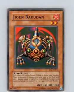 Yu-Gi-Oh TCG Jigen Bakudan SRL-EN074 Unlimited Regular Common Card Played MP - Image 1