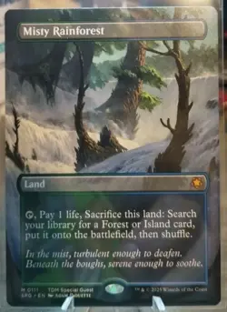 MTG - Misty Rainforest Borderless Special Guests #111 Tarkir Dragonstorm - Image 1