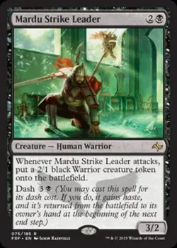 Mardu Strike Leader -Foil Light Play MTG Fate Reforged - Image 1