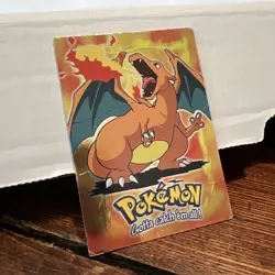 Charizard #06 Holo Foil E6 of 12 Pokemon Topps Card 1999 - Image 1