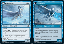 1x Galedrifter // Waildrifter - Foil MTG Innistrad: Midnight Hunt NM Magic Foil - Image 1