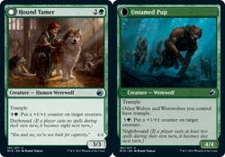 1x Hound Tamer // Untamed Pup MTG Innistrad: Midnight Hunt NM Magic Regular - Image 1