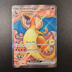 Charizard ex 183/165 Pokemon TCG Scarlet & Violet 151 Ultra Rare Full Art NM - Image 1