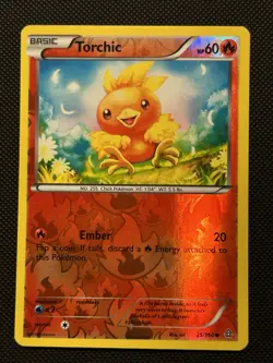 Torchic - 25/160 Primal Clash - Reverse Holo English Pokemon TCG - LP - Image 1