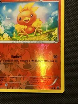 Torchic - 25/160 Primal Clash - Reverse Holo English Pokemon TCG - LP - Image 5
