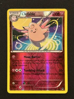 Clefable 82/122 XY BREAKpoint Pokemon TCG Reverse Holo MP - Image 1