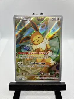 Pokemon TCG Eevee Prismatic Evolutions SVP 173 Black Star ETB Not Sealed - Image 1
