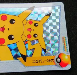 Pikachu No.003 Holo Pokemon Carddass Anime Collection Nintendo Japanese 1998 - Image 3