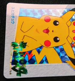Pikachu No.003 Holo Pokemon Carddass Anime Collection Nintendo Japanese 1998 - Image 4