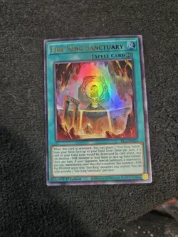 1X Fire King Sanctuary - SR14-EN024 - Ultra Rare 1st Edition - Yugioh - Image 1