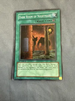 YUGIOH 1st EDITION PGD-082 DARK ROOM OF NIGHTMARE *MAGIC* SUPER RARE NEAR MINT 2 - Image 1