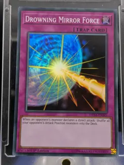 Drowning Mirror Force Super Rare DASA-EN045 LP/NM Yugioh Card - Image 1