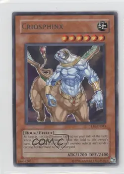 R - Criosphinx YuGiOh The Lost Millenium #TLM-EN013 2005 - Image 1