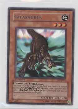 Gilasaurus 1st Ed. YuGiOh Labyrinth of Nightmare #LON-071 2003 - Image 1