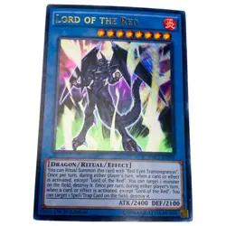 LORD OF THE RED - 1ST ED ULTRA NM DRL3-EN068 - YUGIOH Poor - Image 1