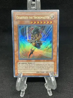 yugioh Gearfried the Swordmaster FET-EN022 Ultra Rare Unlimited Ed - Image 1