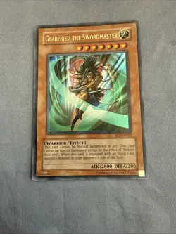 yugioh Gearfried the Swordmaster FET-EN022 Ultra Rare Unlimited Ed - Image 1