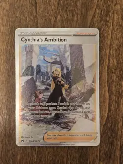 Cynthia’s Ambition GG60/GG70 Galarian Gallery Pokemon Card Crown Zenith NM - Image 1