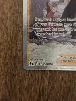 Cynthia’s Ambition GG60/GG70 Galarian Gallery Pokemon Card Crown Zenith NM - Image 2
