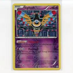 Pokemon TCG Sigilyph 66/113 BW Legendary Treasures Reverse Holo Card EN-LP 2013 - Image 1