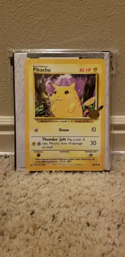 Pokemon 25th Ann. First Partner Collector's Binder w/Oversize Pikachu Card (NEW) - Image 2