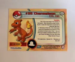 Charmeleon #05 - BLUE Logo - Non-Holo - SERIES 1 - TOPPS POKEMON CARD - NM/M - Image 2