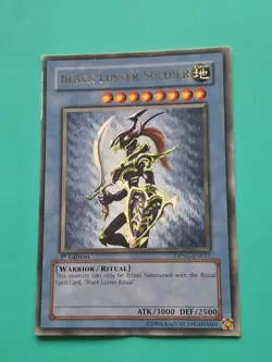 Yugioh Card - Black Luster Soldier Rare 1st Edition DPYG-EN017 MP - Image 1