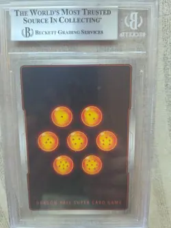 Dragon Ball Super CCG Celebrations Super High Rank Player Merit Card Graded 9 - Image 3