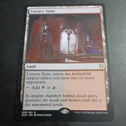 Mtg Luxury Suite NM Commander Legends Battle for Baldur's Gate Land Card Rare - Image 1