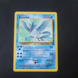 Articuno 17/62 Fossil Set 1999 Rare Non Holo Pokemon Vintage Card LP - Image 1