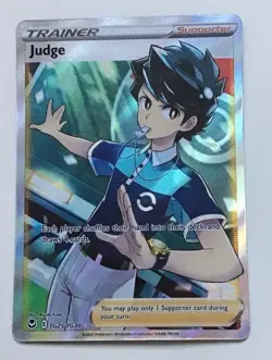 Pokemon TCG Judge TG25/TG30 SWSH Silver Tempest Trainer Gallery Card Near Mint - Image 1