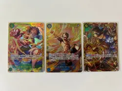 One Piece Card OP13 Monkey D Luffy Sabo Ace SEC Inherited will - Image 1