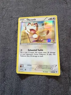 Meowth Holo Foil Toys R US Stamped Pokemon Promo Card 53/83 - Image 1