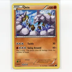 Pokemon TCG Onix 61/116 BW Plasma Freeze Regular Uncommon Card EN-LP 2013 - Image 1