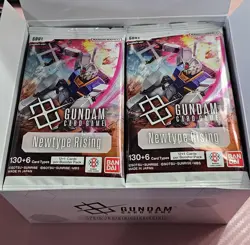 Gundam Card Game Newtype Rising Booster Pack- From Fresh Box 1 Of 24 Packs - Image 1