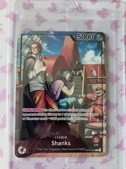 ONE PIECE SHANKS LEADER TCG OP01-001 PSA EXCLUSIVE PROMO CARD LIMITED EDITION - Image 1