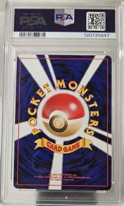 2001 Pokemon Japanese Neo-4 Destiny Dark ESPEON- HOLO Card # 196 GRADED PSA- 9 - Image 4