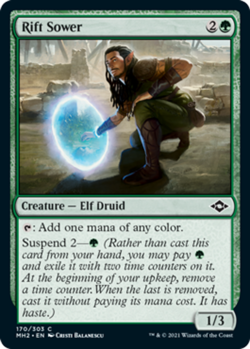 1x Rift Sower - Foil MTG Modern Horizons 2 NM Magic Foil - Image 1
