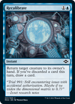 1x Recalibrate - Foil MTG Modern Horizons 2 NM Magic Foil - Image 1