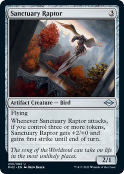1x Sanctuary Raptor - Foil MTG Modern Horizons 2 NM Magic Foil - Image 1