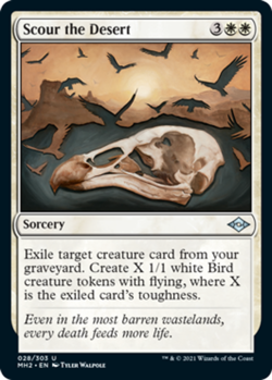 1x Scour the Desert - Foil MTG Modern Horizons 2 NM Magic Foil - Image 1